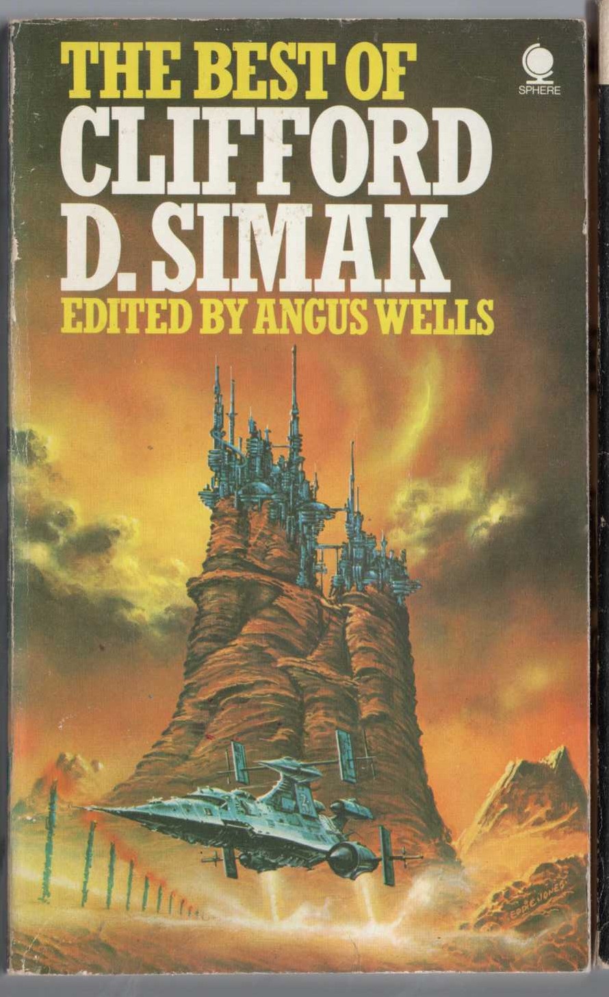(Angus Wells edits) THE BEST OF CLIFFORD D.SIMAK front book cover image