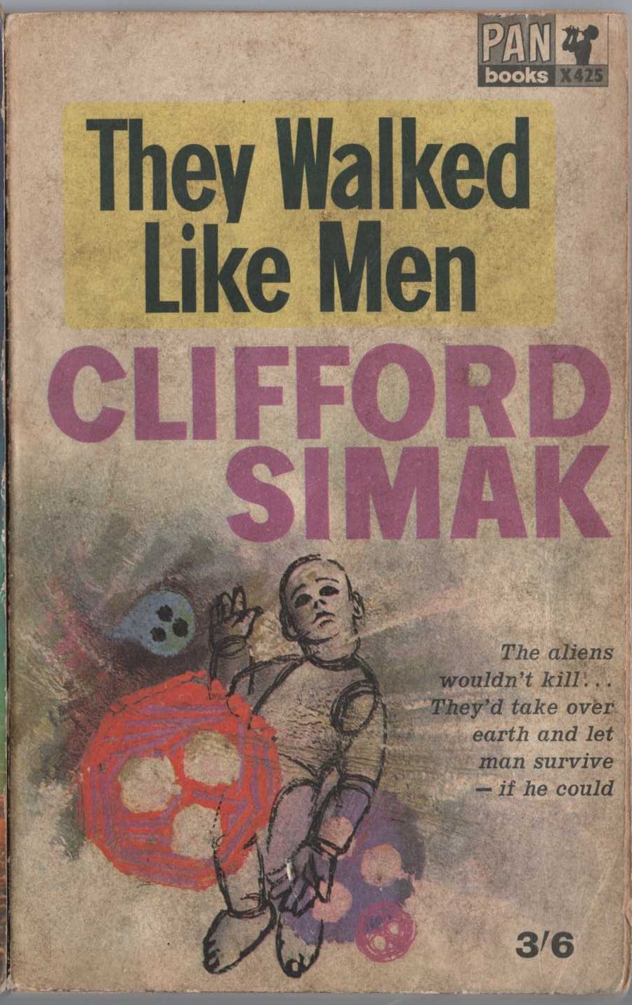 Clifford D. Simak  THEY WALKED LIKE MEN front book cover image