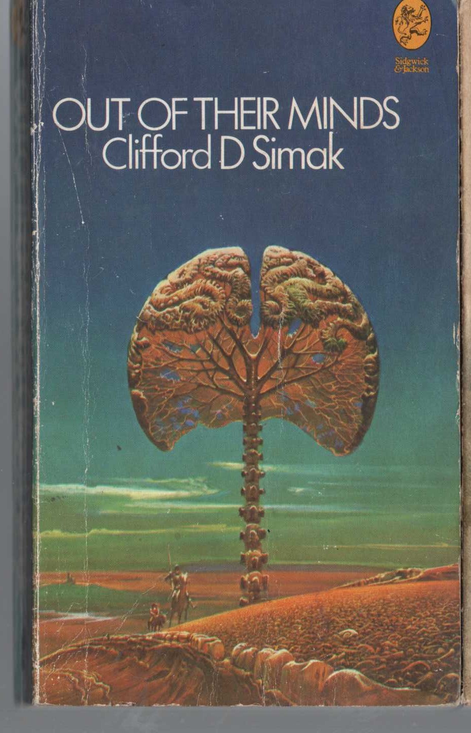 Clifford D. Simak  OUT OF THEIR MINDS front book cover image