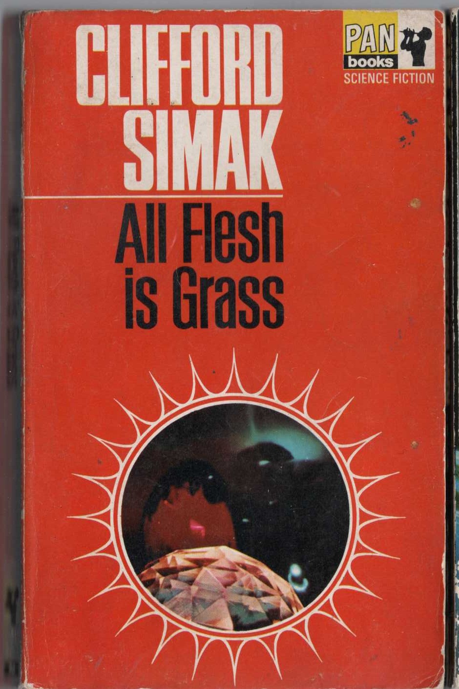 Clifford D. Simak  ALL FLESH IS GRASS front book cover image