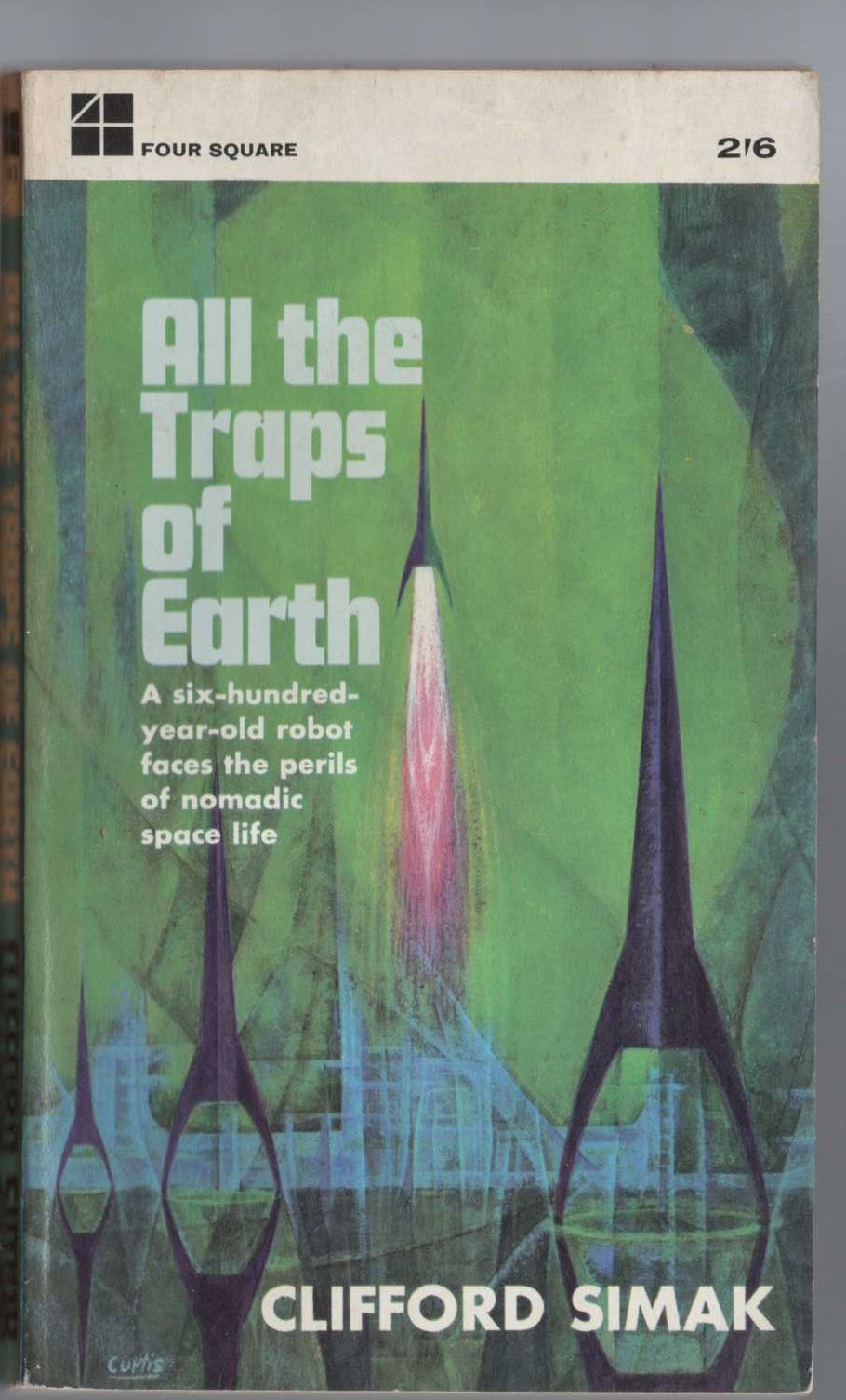 Clifford D. Simak  ALL THE TRAPS OF EARTH front book cover image