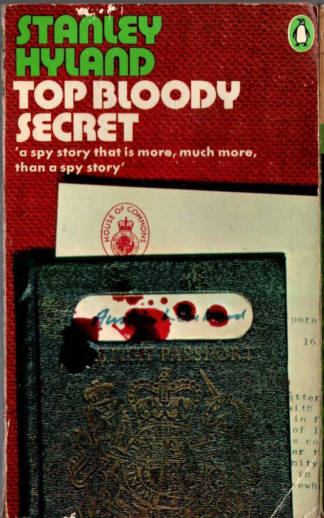 Stanley Ellin  TOP BLOODY SECRET front book cover image
