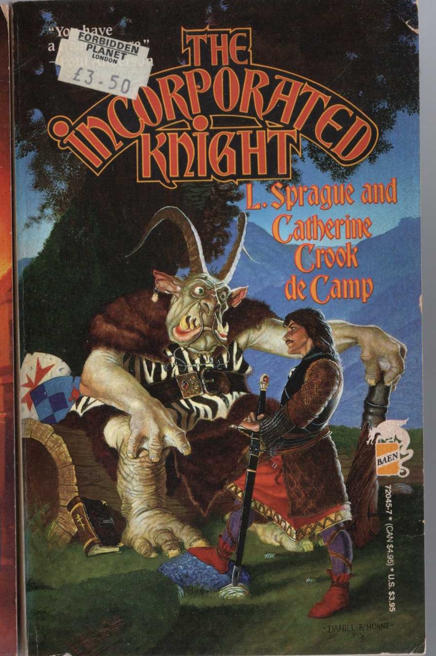 L.Sprague de Camp  THE INCORPORATED KNIGHT front book cover image