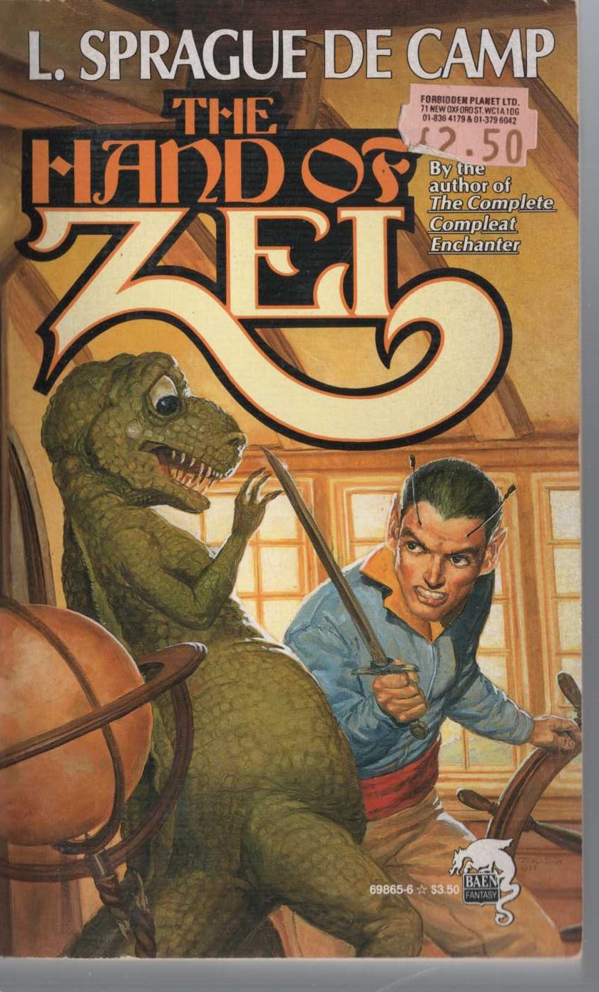 L.Sprague de Camp  THE HAND OF ZEI front book cover image