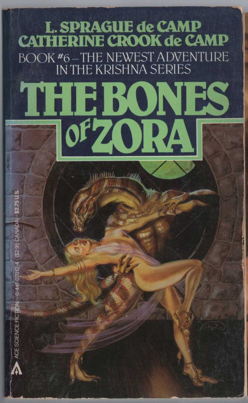 (L.Sprague de Camp & Catherine Crook de Camp) THE BONES OF ZORA front book cover image