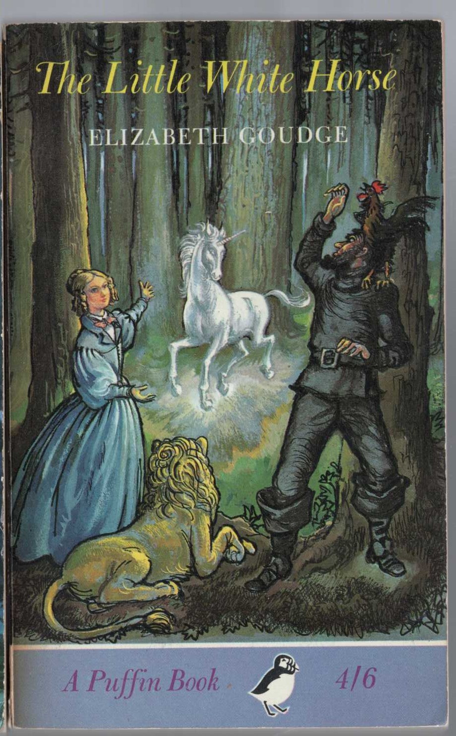 Elizabeth Goudge  THE LITTLE WHITE HORSE (Juvenile) front book cover image