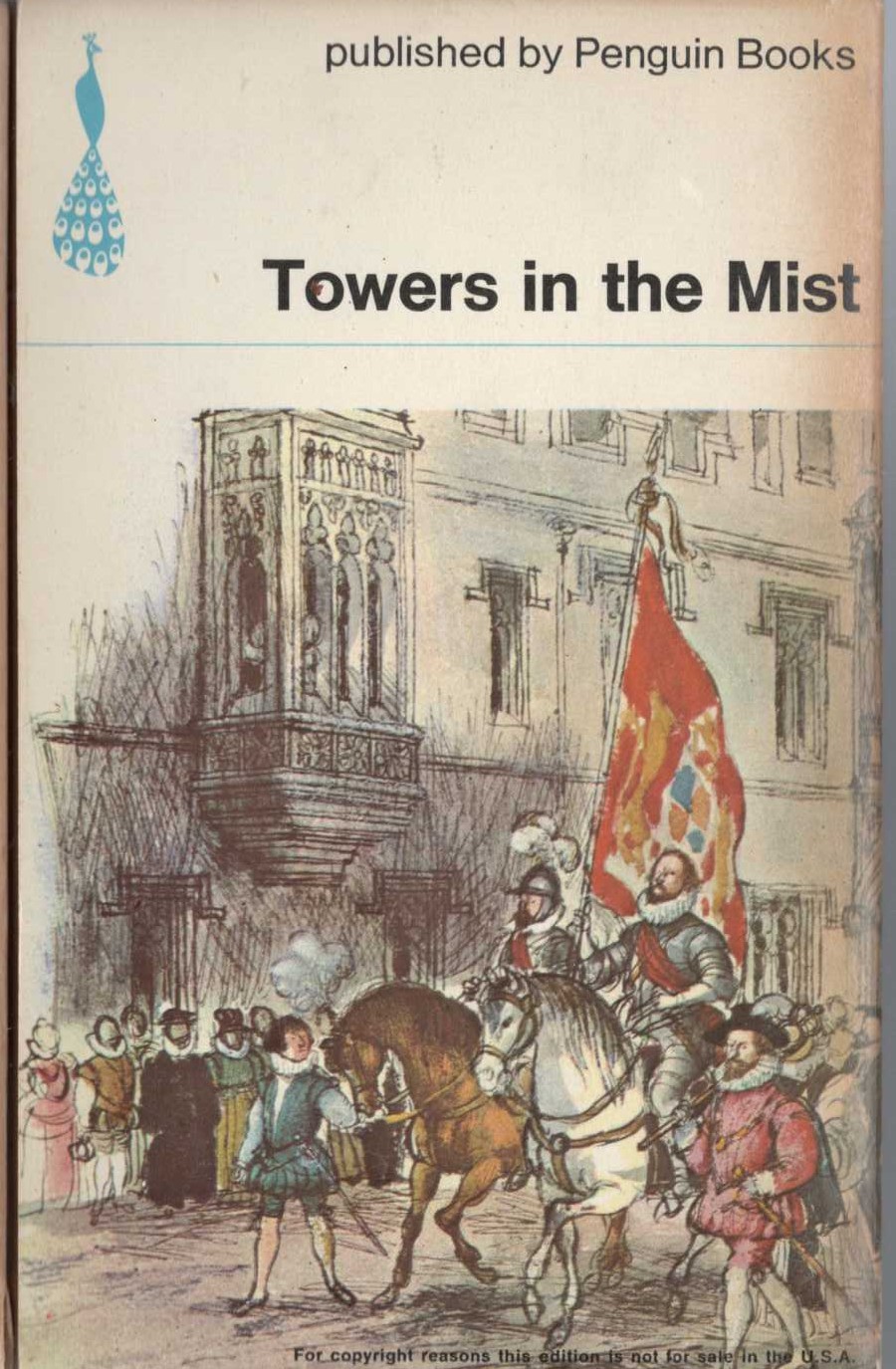 Elizabeth Goudge  TOWERS IN THE MIST (Juvenile) magnified rear book cover image