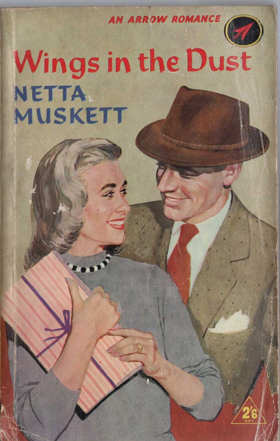 Netta Muskett  WINGS IN THE DUST front book cover image