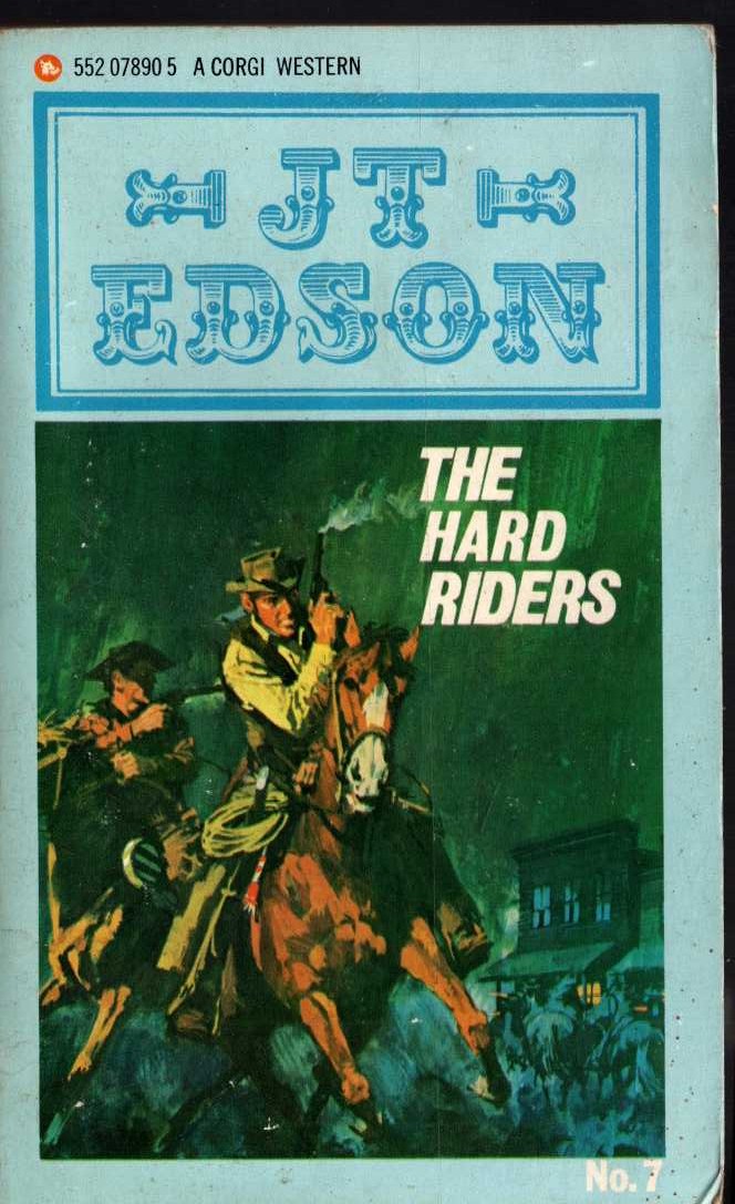 J.T. Edson  THE HARD RIDERS front book cover image