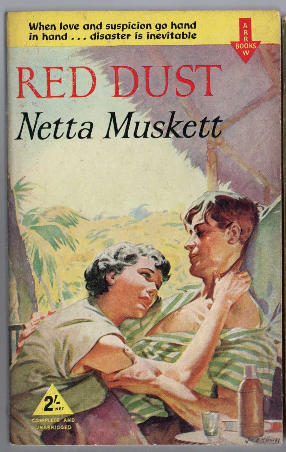 Netta Muskett  RED DUST front book cover image