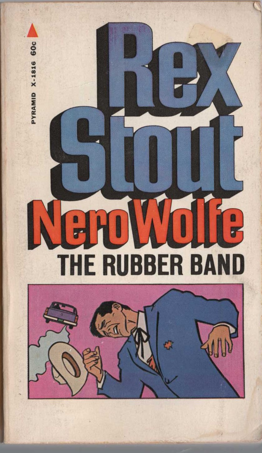 Rex Stout  THE RUBBER BAND front book cover image