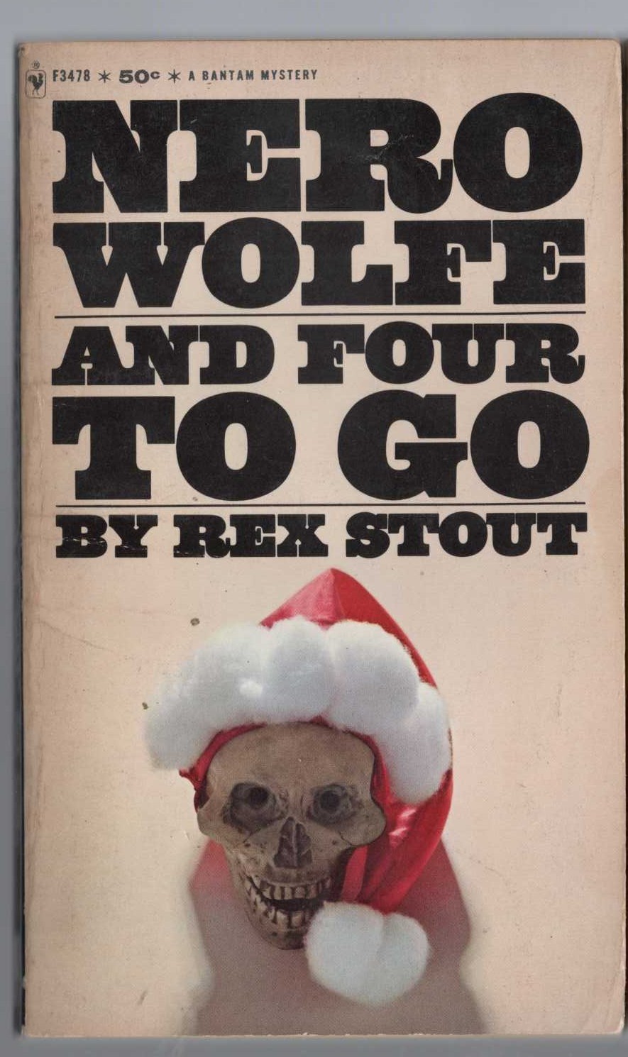Rex Stout  AND FOUR TO GO front book cover image