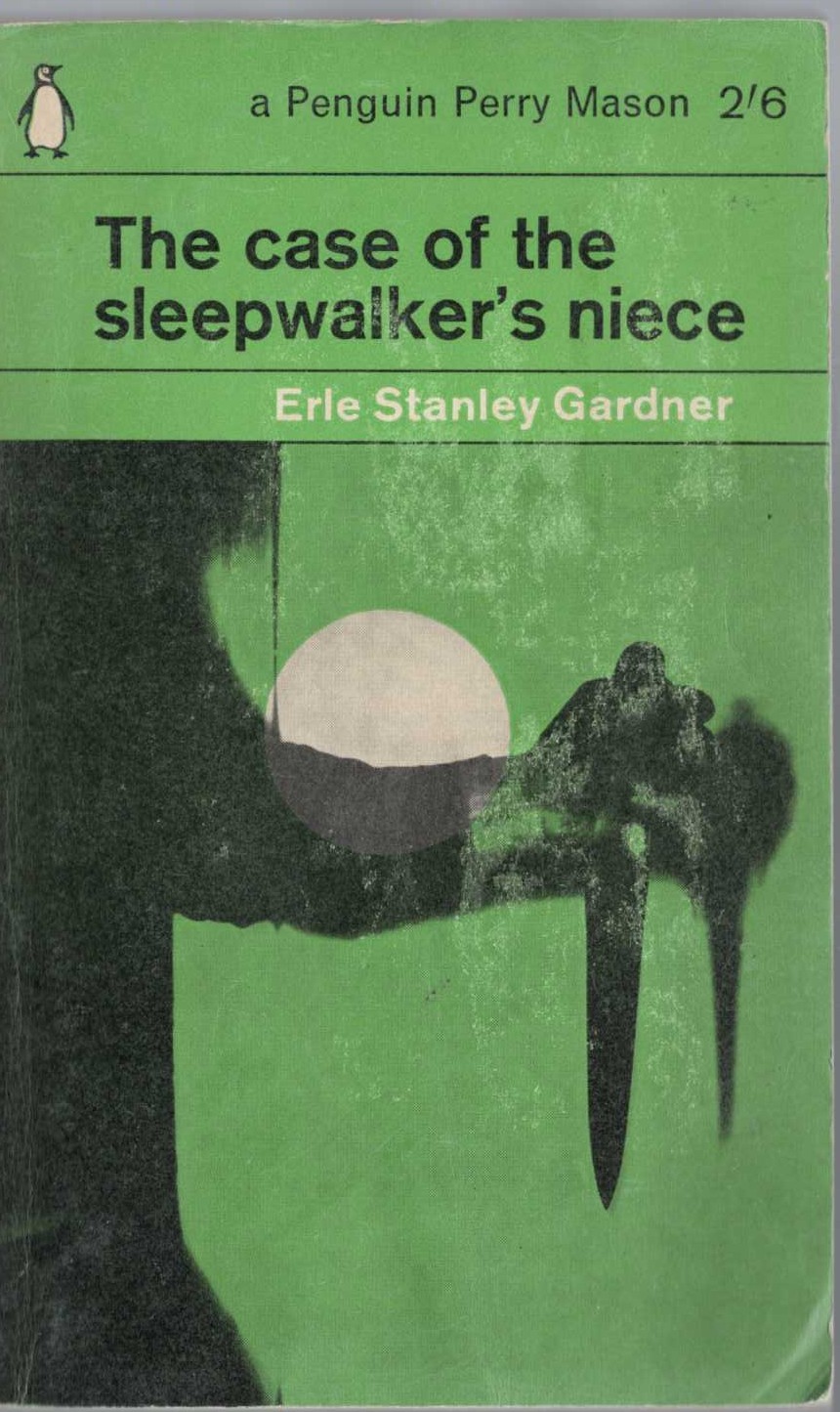 Erle Stanley Gardner  THE CASE OF THE SLEEPWALKER'S NIECE front book cover image