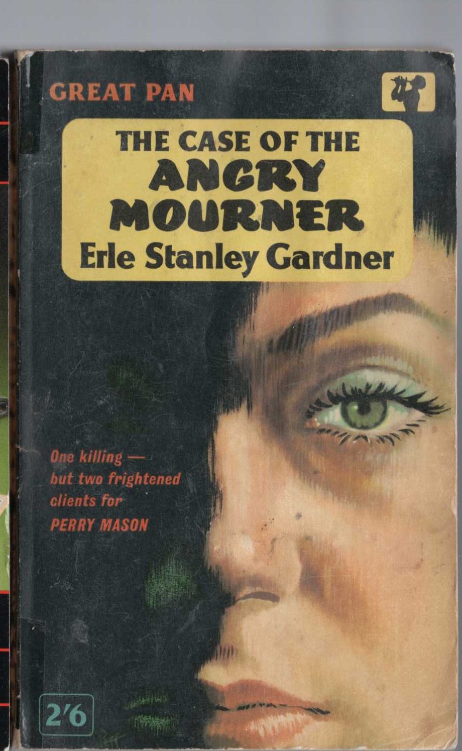 Erle Stanley Gardner  THE CASE OF THE ANGRY MOURNER front book cover image