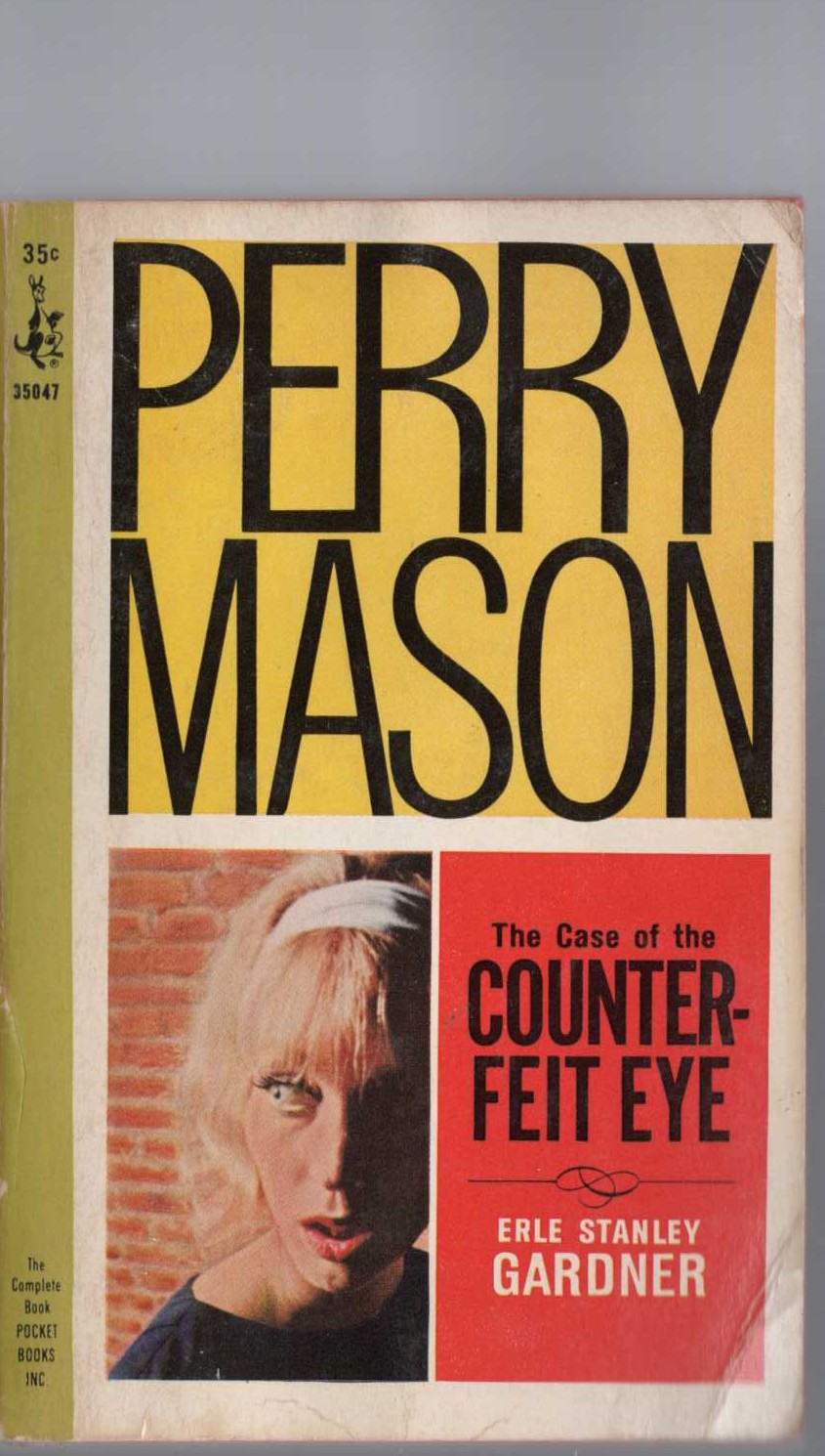 Erle Stanley Gardner  THE CASE OF THE COUNTERFEIT EYE front book cover image