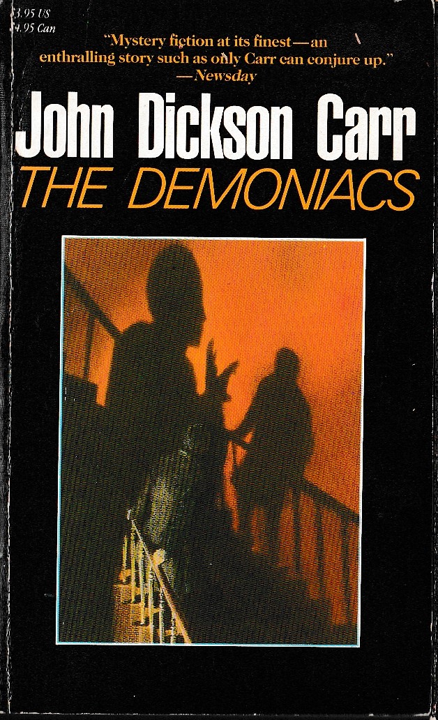 John Dickson Carr  THE DEMONIACS front book cover image