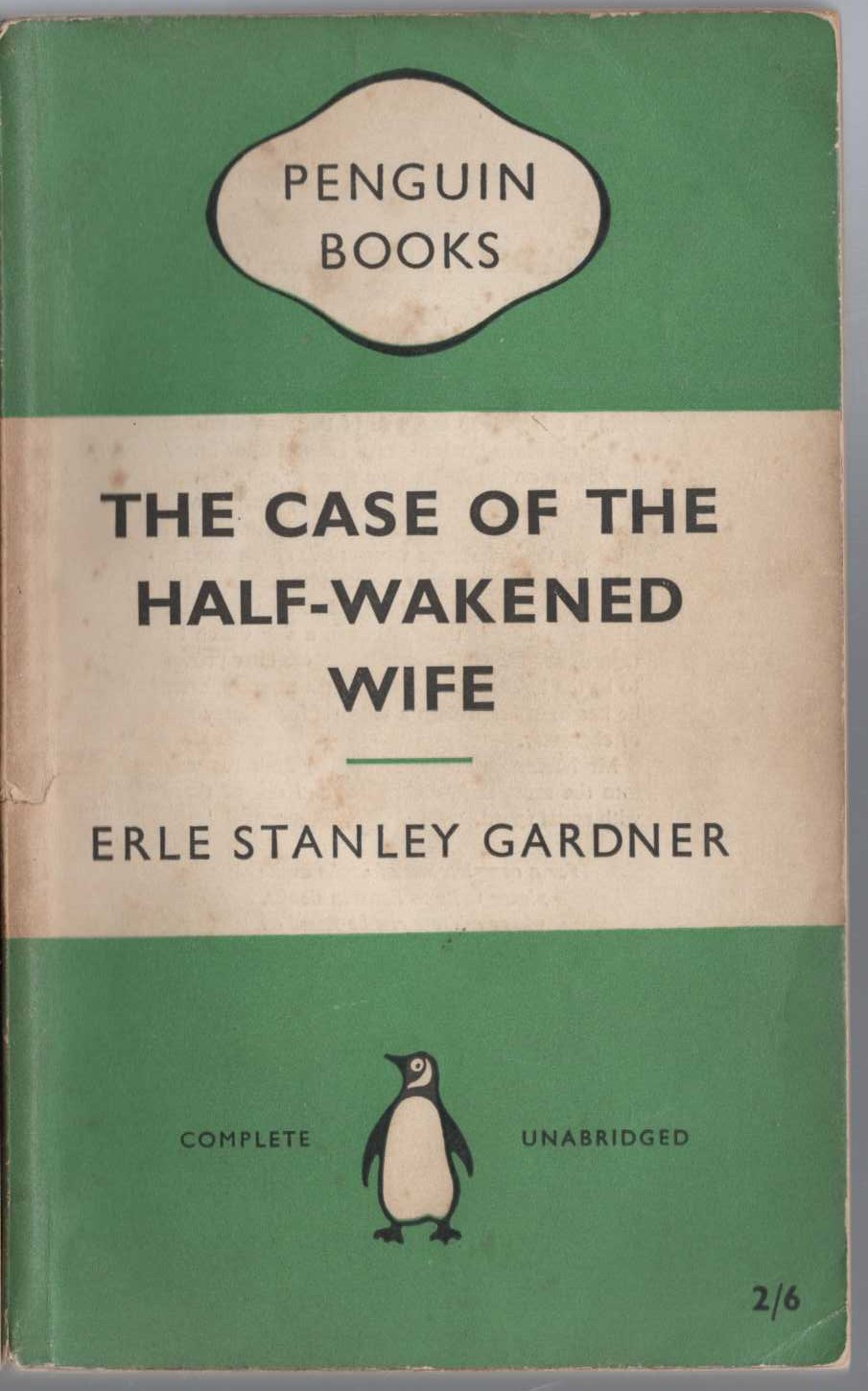 Erle Stanley Gardner  THE CASE OF THE HALF-WAKENED WIFE front book cover image
