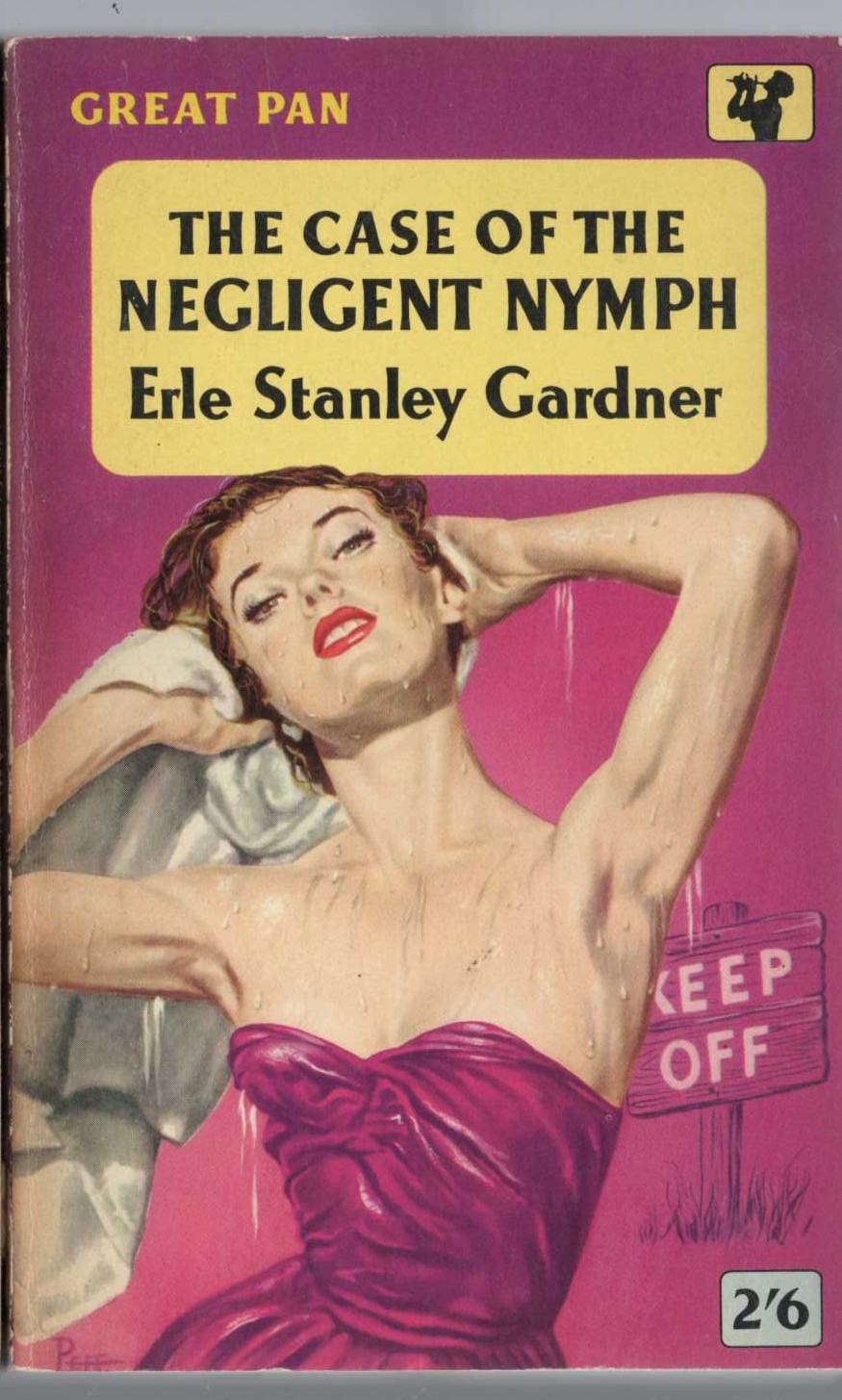 Erle Stanley Gardner  THE CASE OF THE NEGLIGENT NYMPH front book cover image