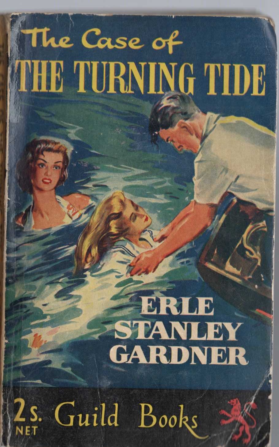 Erle Stanley Gardner  THE CASE OF THE TURNING TIDE front book cover image