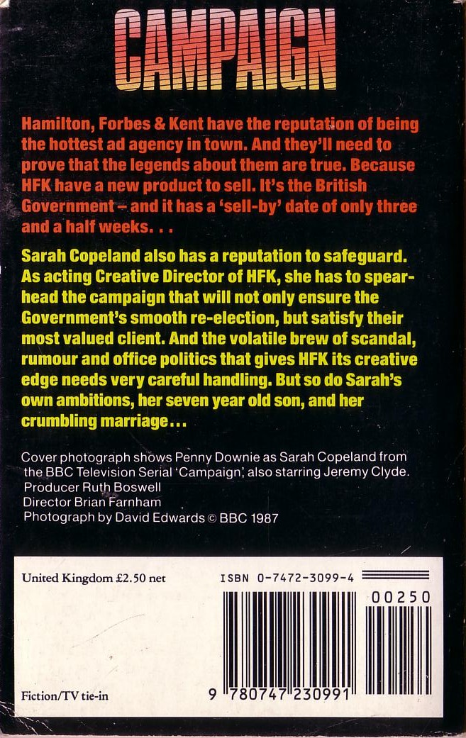 Gerard Macdonald  CAMPAIGN (BBC TV) magnified rear book cover image