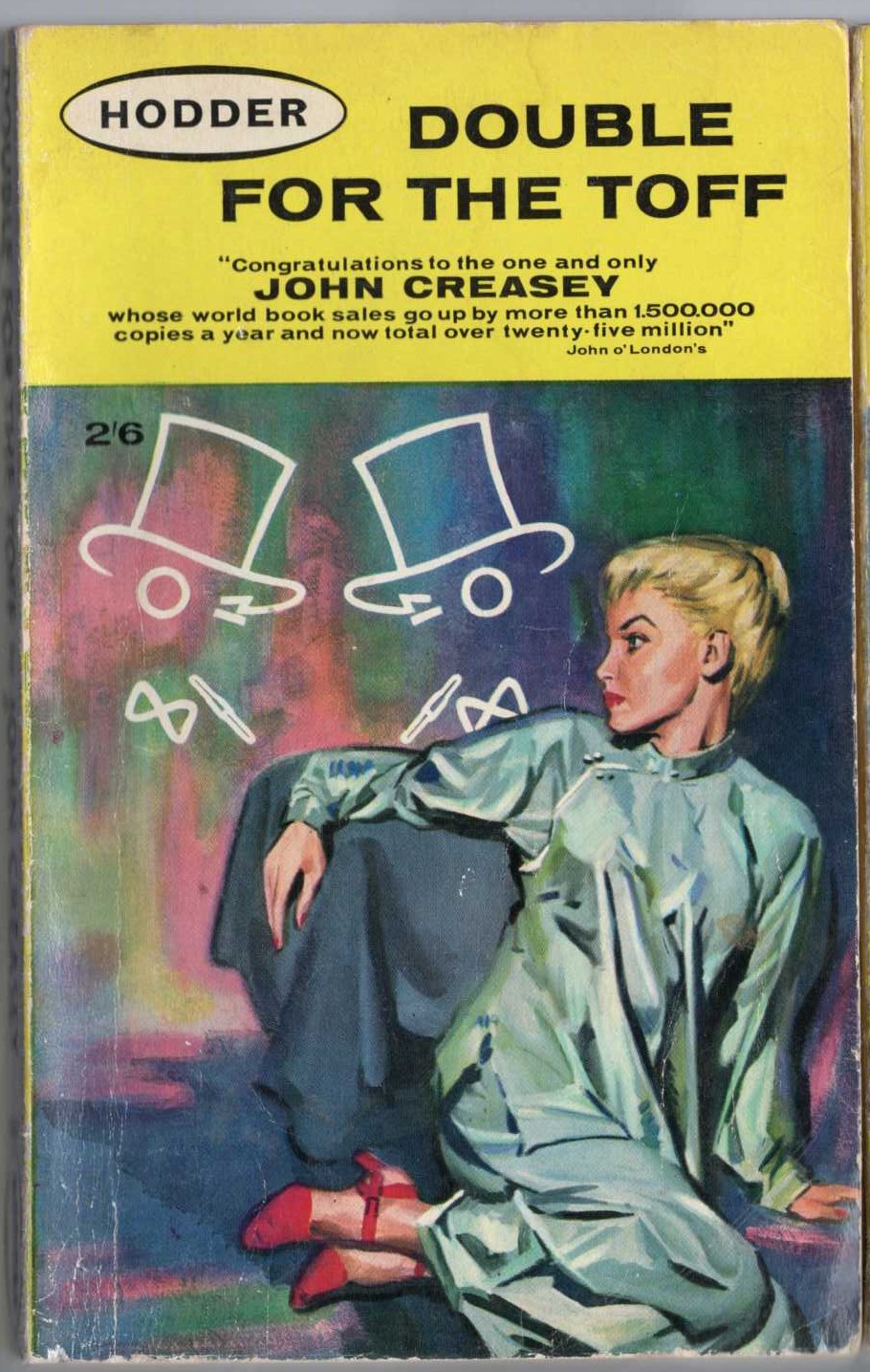 John Creasey  DOUBLE FOR THE TOFF front book cover image
