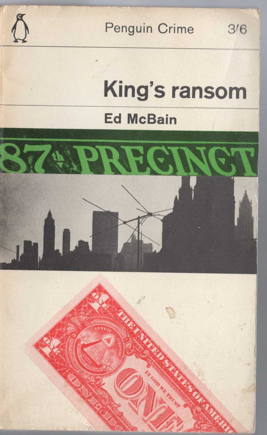 Ed McBain  KING'S RANSOM front book cover image