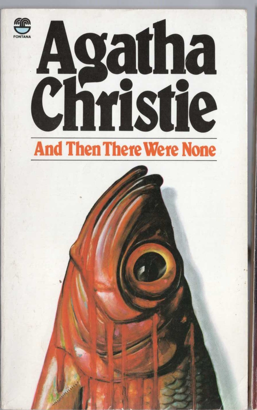 Agatha Christie  AND THEN THERE WERE NONE front book cover image