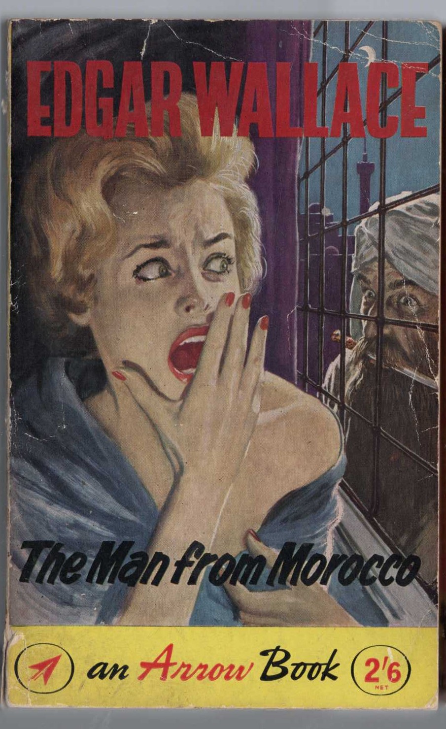 Edgar Wallace  THE MAN FROM MOROCCO front book cover image