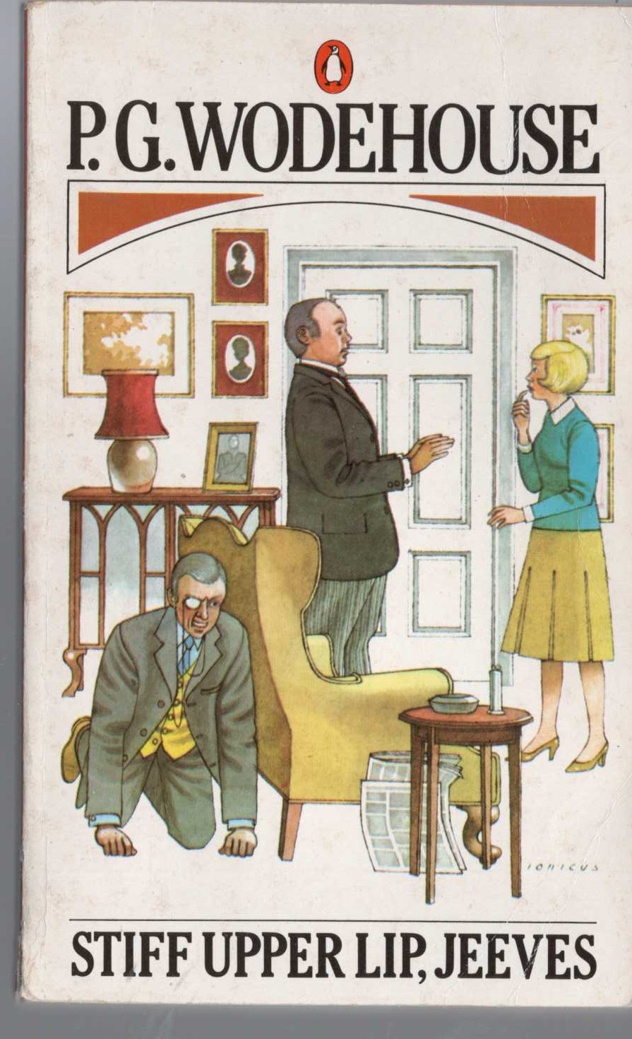P.G. Wodehouse  STIFF UPPER LIP, JEEVES front book cover image