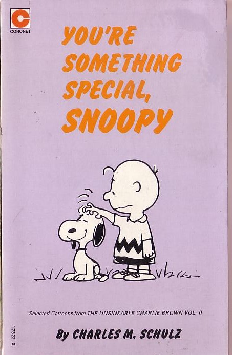 Charles M. Schulz  YOU'RE SOMETHING SPECIAL, SNOOPY front book cover image