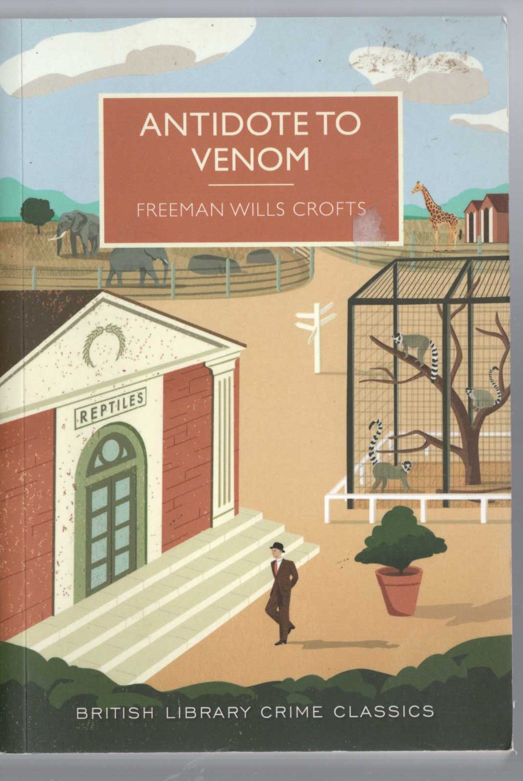 Freeman Wills Crofts  ANTIDOTE TO VENOM front book cover image