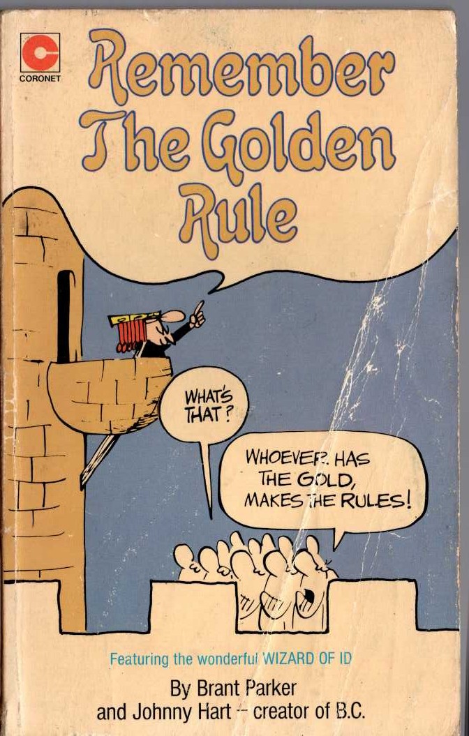 Johnny Hart  REMEMBER THE GOLDEN RULE front book cover image