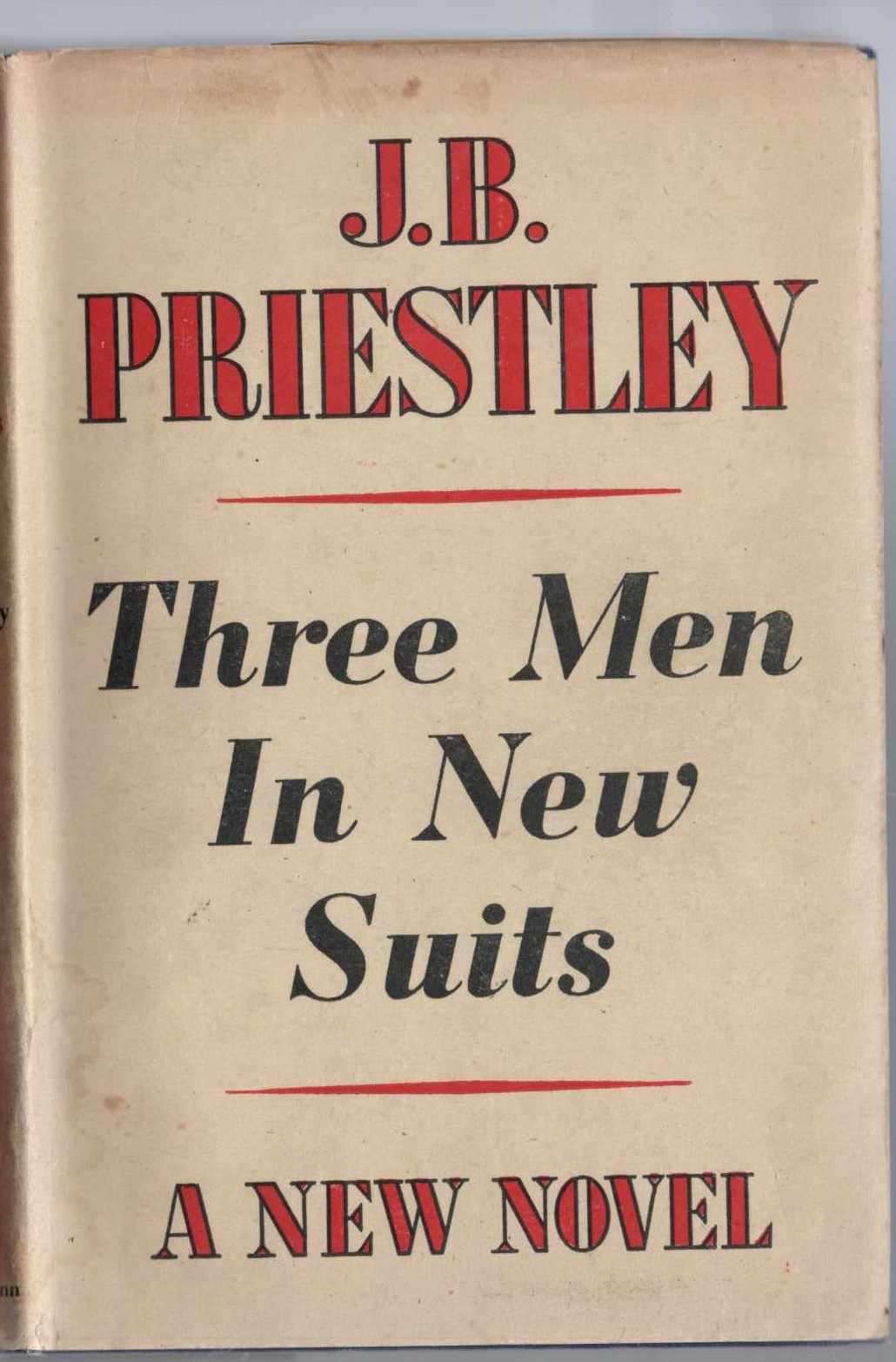 THREE MEN IN NEW SUITS front book cover image