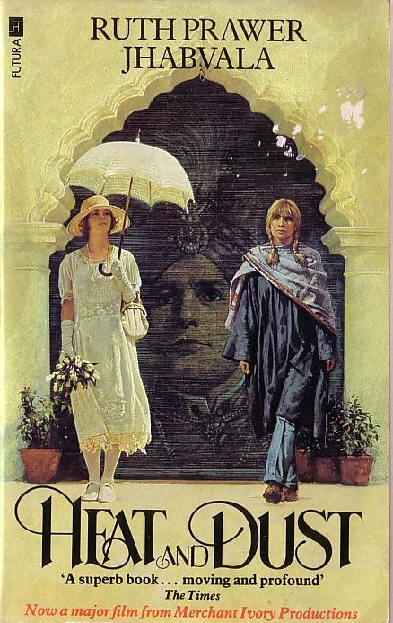 Ruth Prawer Jhabvala  HEAT AND DUST (Julie Christie) front book cover image