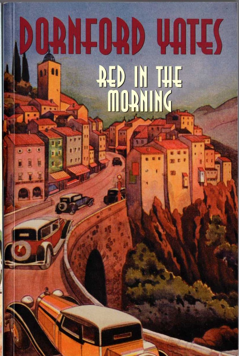 Dornford Yates  RED IN THE MORNING front book cover image