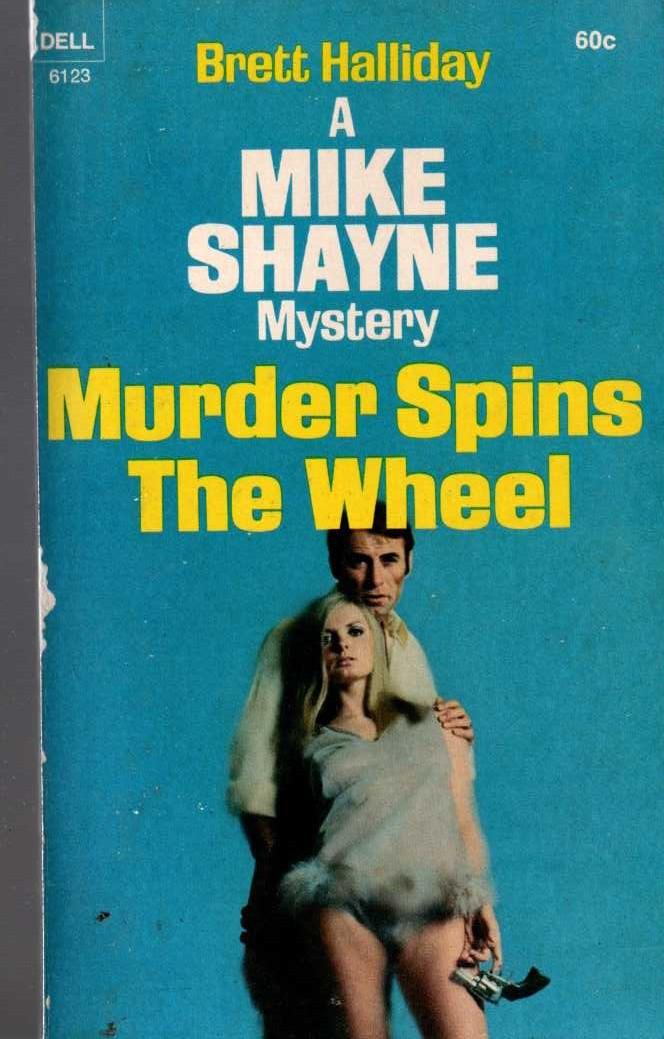 Brett Halliday  MURDER SPINS THE WHEEL front book cover image