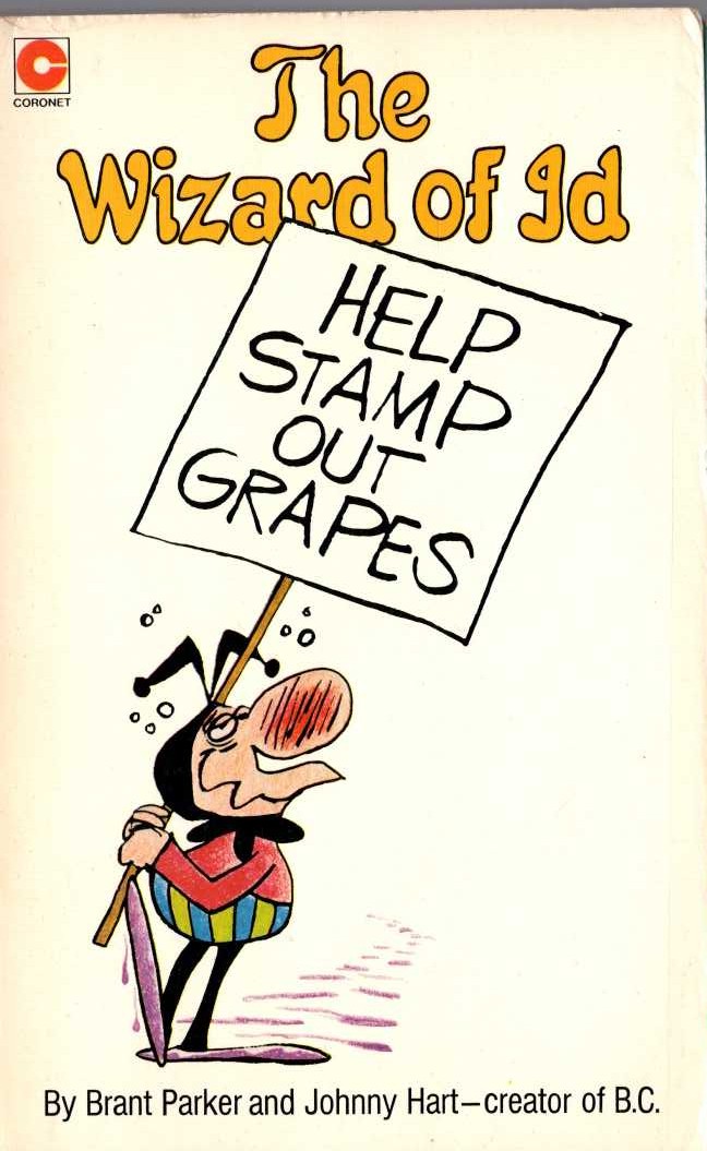 Johnny Hart  HELP STAMP OUT GRAPES front book cover image