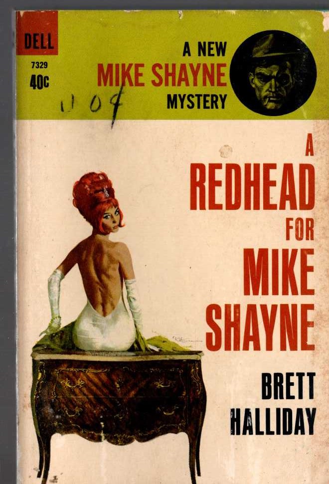 Brett Halliday  A REDHEAD FOR MIKE SHAYNE front book cover image