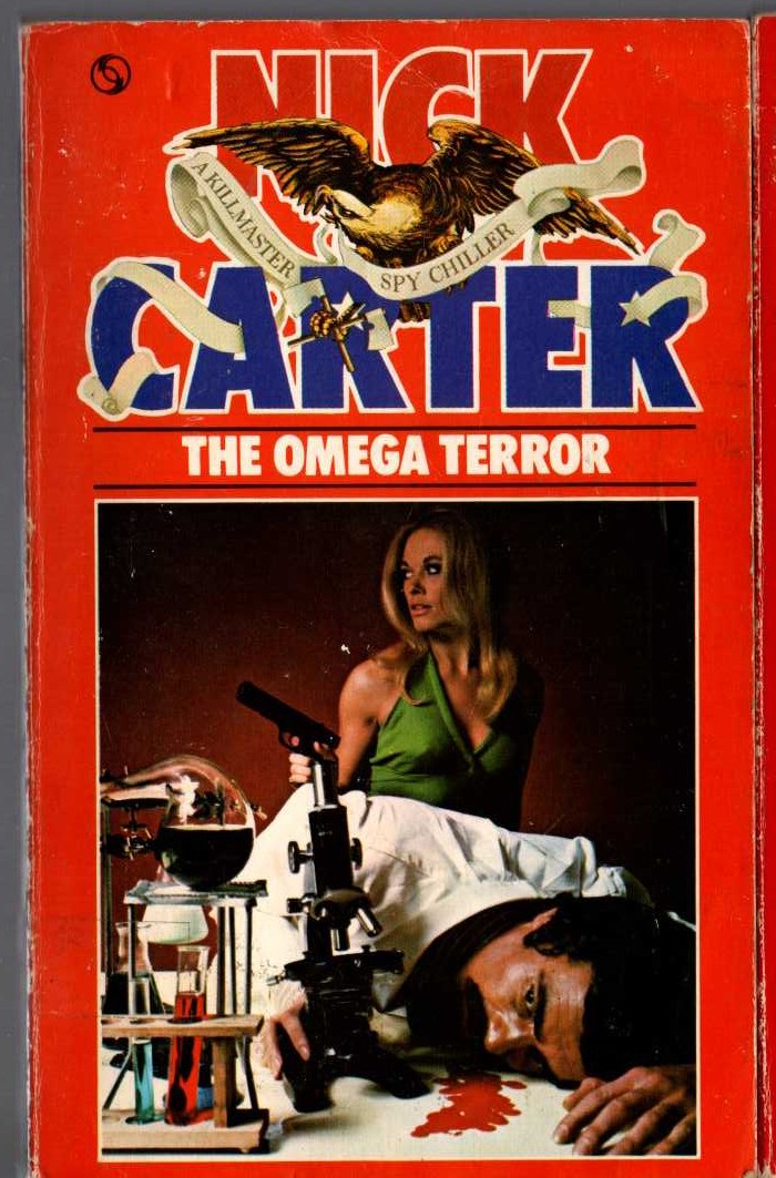 Nick Carter  THE OMEGA TERROR front book cover image