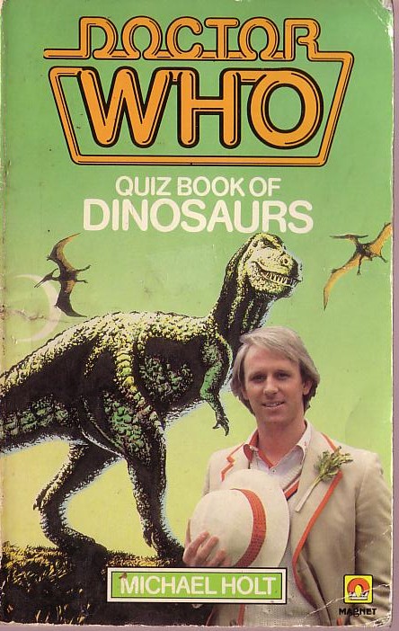 Michael Holt  DOCTOR WHO QUIZ BOOK OF DINOSAURS front book cover image