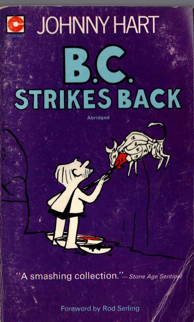 Johnny Hart  B.C. STRIKES BACK front book cover image