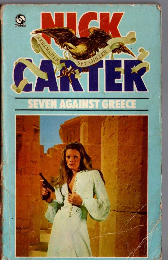 Nick Carter  SEVEN AGAINST GREECE front book cover image