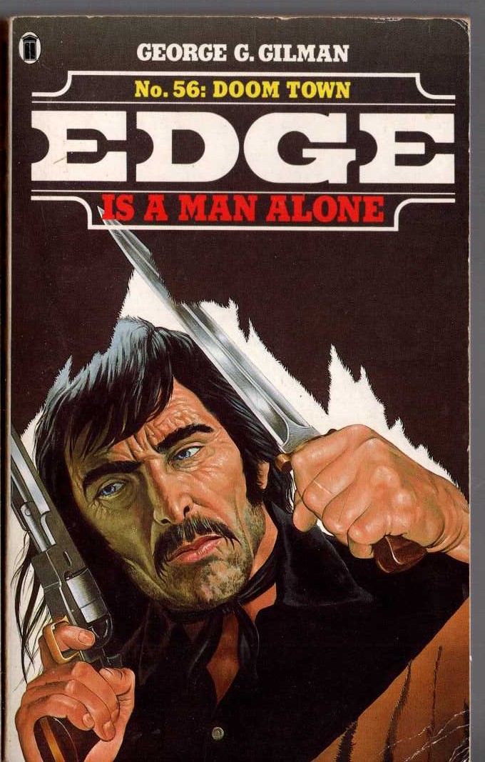 George G. Gilman  EDGE 56: DOOM TOWN front book cover image