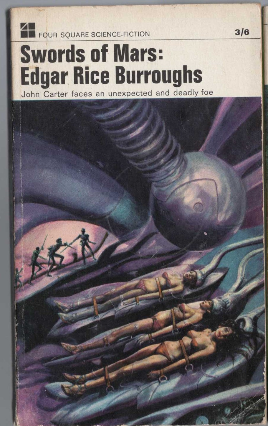 Edgar Rice Burroughs  SWORDS OF MARS front book cover image