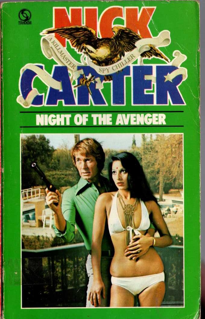 Nick Carter  NIGHT OF THE AVENGER front book cover image