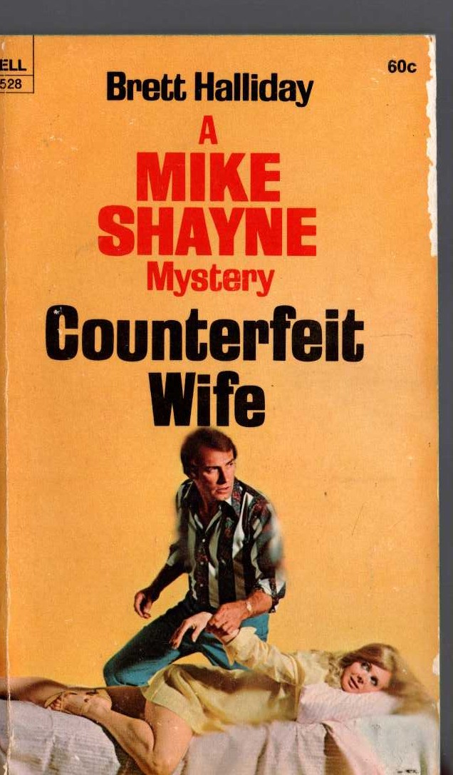 Brett Halliday  COUNTERFEIT WIFE front book cover image