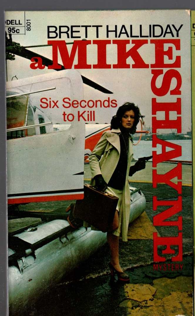 Brett Halliday  SIX SECONDS TO KILL front book cover image