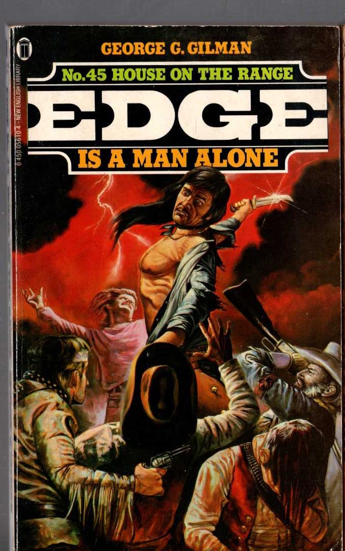 George G. Gilman  EDGE 45: HOUSE ON THE RANGE front book cover image