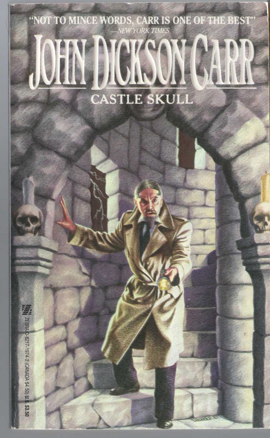 John Dickson Carr  CASTLE SKULL front book cover image