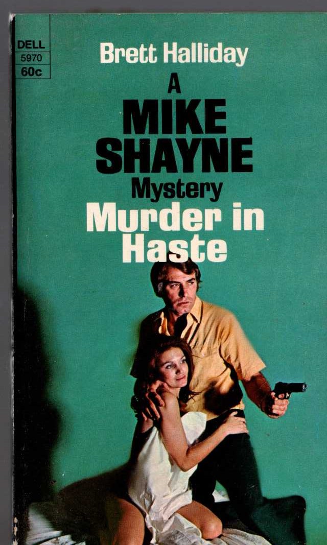 Brett Halliday  MURDER IN HASTE front book cover image